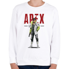PRINTFASHION Apex Crypto - Gyerek pulóver - Fehér