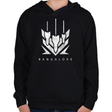PRINTFASHION Apex Legends - Bangalore - Gyerek kapucnis pulóver - Fekete gyerek pulóver, kardigán
