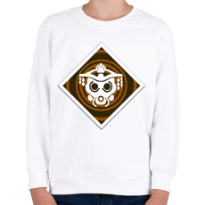 PRINTFASHION Apex Legends Bloodhound Jelvény (Badge) - Gyerek pulóver - Fehér