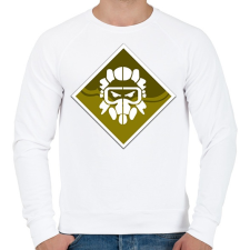 PRINTFASHION Apex Legends Caustic Jelvény (Badge) - Férfi pulóver - Fehér férfi pulóver, kardigán