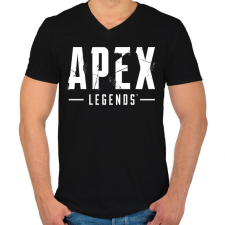 PRINTFASHION Apex legends - Férfi V-nyakú póló - Fekete férfi póló