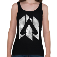 PRINTFASHION Apex Legends - Logó - Női atléta - Fekete női trikó