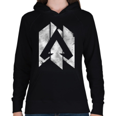 PRINTFASHION Apex Legends - Logó - Női kapucnis pulóver - Fekete