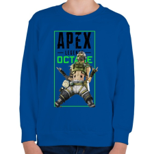 PRINTFASHION Apex Legends Octane - Gyerek pulóver - Királykék gyerek pulóver, kardigán