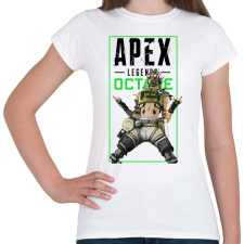PRINTFASHION Apex Legends Octane - Női póló - Fehér női póló