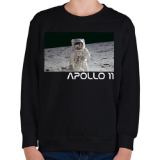 PRINTFASHION Apollo 11 - Gyerek pulóver - Fekete