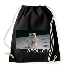 PRINTFASHION Apollo 11 - Sportzsák, Tornazsák - Fekete tornazsák
