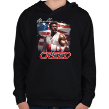 PRINTFASHION APOLLO CREED - Gyerek kapucnis pulóver - Fekete gyerek pulóver, kardigán