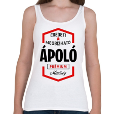 PRINTFASHION Ápoló prémium minőség - Női atléta - Fehér női trikó