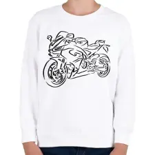 PRINTFASHION Aprilia RS 660  - Gyerek pulóver - Fehér gyerek pulóver, kardigán