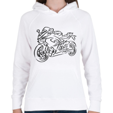 PRINTFASHION Aprilia RS 660  - Női kapucnis pulóver - Fehér