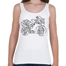 PRINTFASHION aprilia rsv 1000 r factory - Női atléta - Fehér