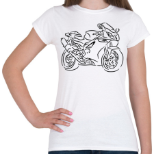 PRINTFASHION aprilia rsv 1000 r factory - Női póló - Fehér női póló