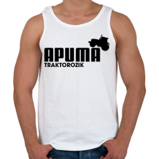 PRINTFASHION Apuma traktorozik - Férfi atléta - Fehér
