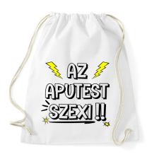 PRINTFASHION Aputest - Sportzsák, Tornazsák - Fehér tornazsák