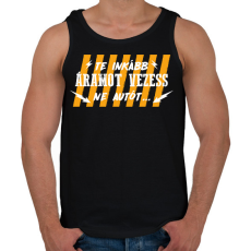 PRINTFASHION Áramot vezess - Férfi atléta - Fekete