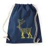 PRINTFASHION Arany szarvas - Sportzsák, Tornazsák - Sötétkék