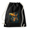 PRINTFASHION Aranyhal - Sportzsák, Tornazsák - Fekete