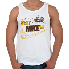 PRINTFASHION AratNIKEll - Férfi atléta - Fehér atléta, trikó