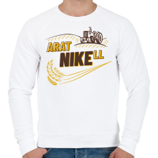 PRINTFASHION AratNIKEll - Férfi pulóver - Fehér férfi pulóver, kardigán