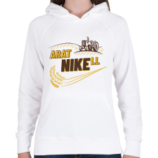 PRINTFASHION AratNIKEll - Női kapucnis pulóver - Fehér