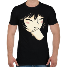 PRINTFASHION arc - stilizált - Férfi póló - Fekete férfi póló