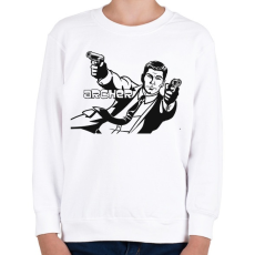 PRINTFASHION Archer - Gyerek pulóver - Fehér