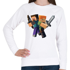 PRINTFASHION Archer Steve - Női pulóver - Fehér