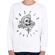 PRINTFASHION Arctic Monkeys - Gyerek pulóver - Fehér