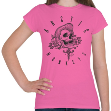PRINTFASHION Arctic Monkeys - Női póló - Rózsaszín