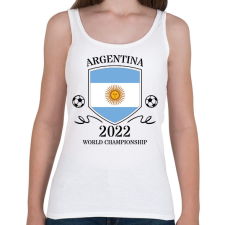 PRINTFASHION Argentina 2022 - Női atléta - Fehér női trikó