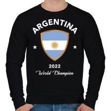 PRINTFASHION Argentina world champion 2 - Férfi pulóver - Fekete férfi pulóver, kardigán