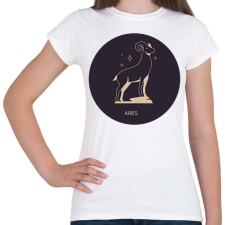 PRINTFASHION Aries - Kos - Női póló - Fehér női póló