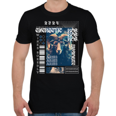 PRINTFASHION Aries - Streetwear style - Férfi póló - Fekete