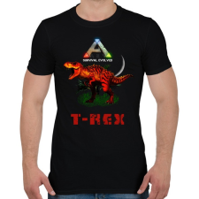 PRINTFASHION ARK-TREX - Férfi póló - Fekete férfi póló