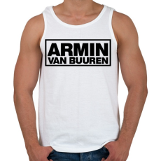 PRINTFASHION Armin Van Buuren - Férfi atléta - Fehér