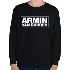 PRINTFASHION Armin Van Buuren - Gyerek pulóver - Fekete