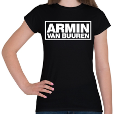 PRINTFASHION Armin Van Buuren - Női póló - Fekete női póló