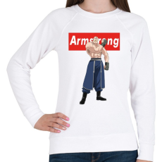 PRINTFASHION Armstrong - Női pulóver - Fehér