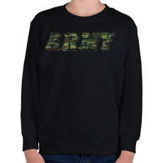 PRINTFASHION Army - Gyerek pulóver - Fekete