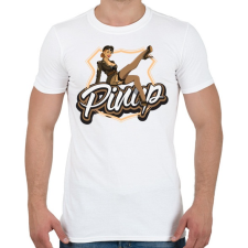 PRINTFASHION Army legs - Férfi póló - Fehér férfi póló