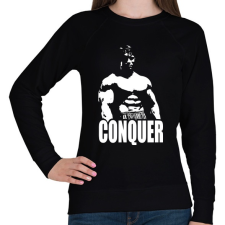 PRINTFASHION Arnold Conquer - Női pulóver - Fekete női pulóver, kardigán