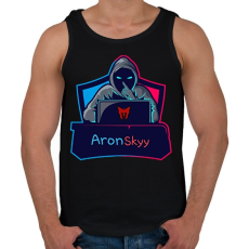 PRINTFASHION AronSkyy - Férfi atléta - Fekete