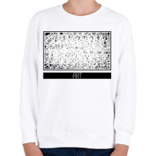 PRINTFASHION Art - Firka - Gyerek pulóver - Fehér gyerek pulóver, kardigán