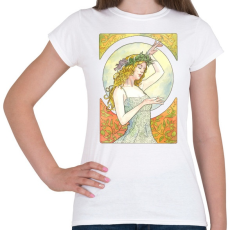 PRINTFASHION Art nouveau - Női póló - Fehér