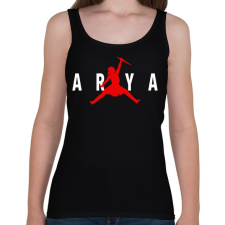 PRINTFASHION Arya Jordan - Női atléta - Fekete női trikó