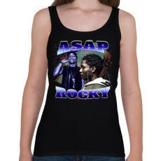 PRINTFASHION Asap Rocky - Női atléta - Fekete