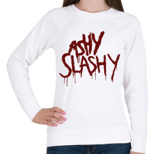 PRINTFASHION Ash vs Evil Dead ashy slashy - Női pulóver - Fehér női pulóver, kardigán