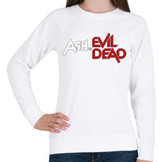 PRINTFASHION ASH vs. Evil Dead - Női pulóver - Fehér