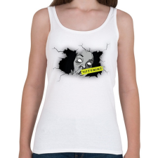 PRINTFASHION ashjdrkztfuiuoéok-01 - Női atléta - Fehér női trikó